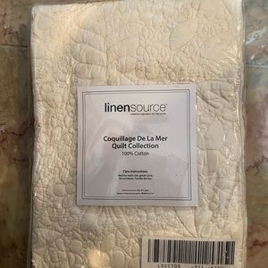 LinenSource White Pillow Sham (Limited Edition)